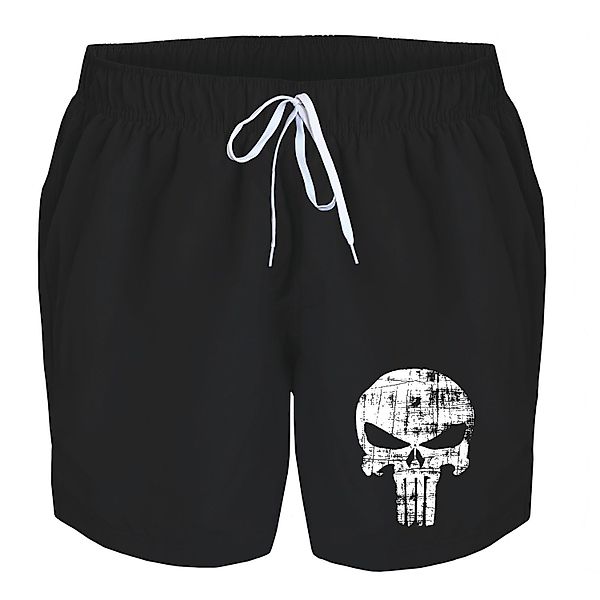 deinshirt Badehose Schwimmshorts Punisher Skull Integrierter günstig online kaufen