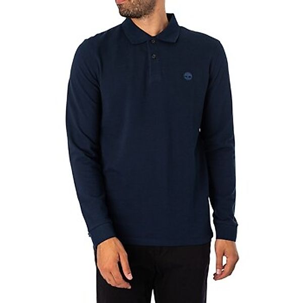 Timberland  Poloshirt Langärmliges Poloshirt mit Slim Fit und Logostickerei günstig online kaufen