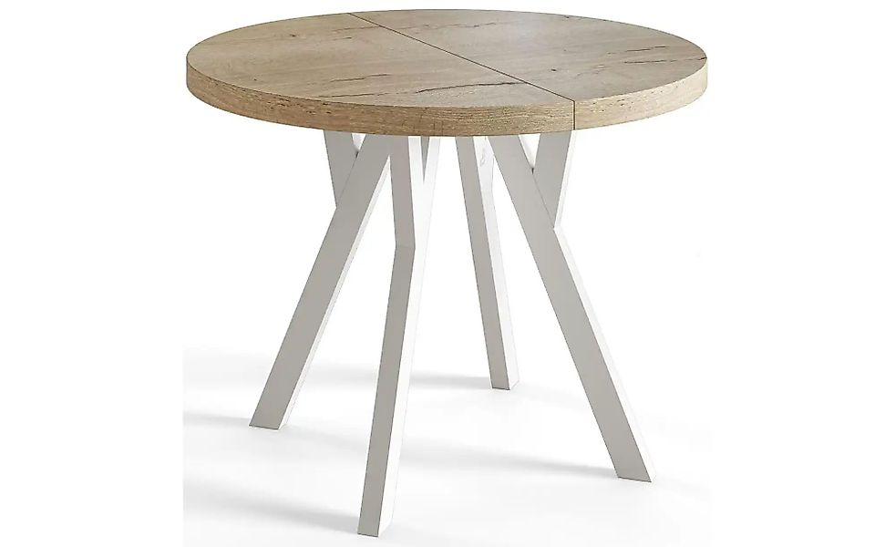 Esstisch ausziehbar Ove ¦ braun ¦ Maße (cm): B: 90 H: 77  Ø: 90 Tische > Es günstig online kaufen