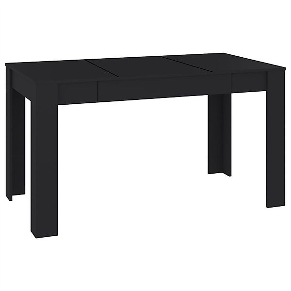 DOTMALL Esstisch Esstisch Schwarz,140x74,5x76 cm, Holzwerkstoff günstig online kaufen