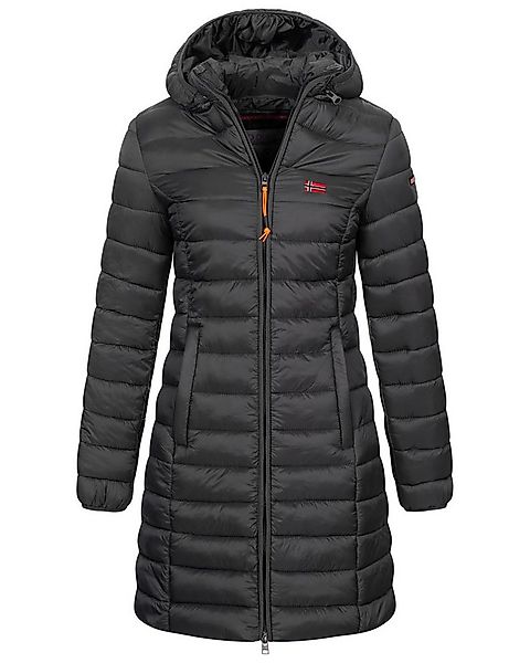 Geographical Norway Steppmantel Winter Jacke Steppjacke Parka Lange Kapuzen günstig online kaufen