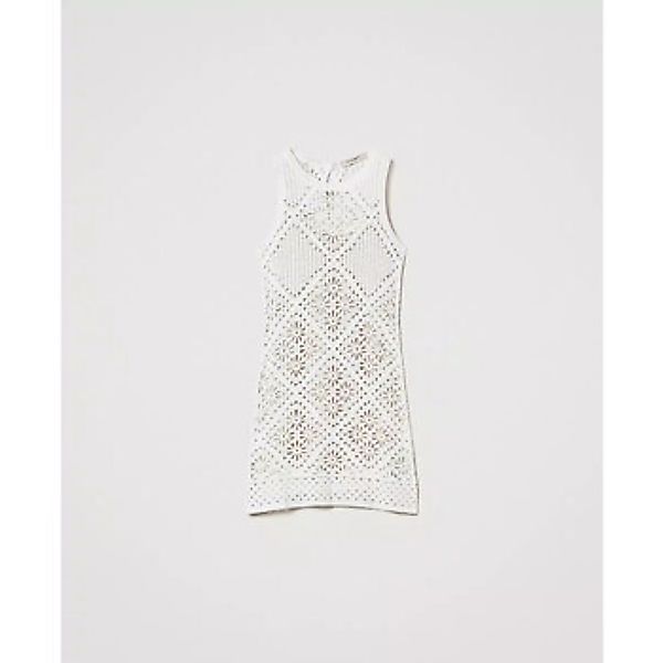 Twin Set  3/4 Jeans ABITO CORTO IN MAGLIA CROCHET A FIORI Art. 251TT3205 günstig online kaufen