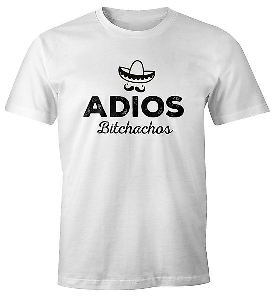 MoonWorks Print-Shirt Herren T-Shirt Spruch Adios günstig online kaufen