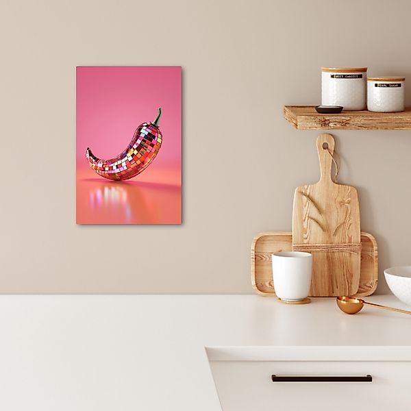 OneMillionCanvasses® Leinwandbild Paprika - Disco - günstig online kaufen