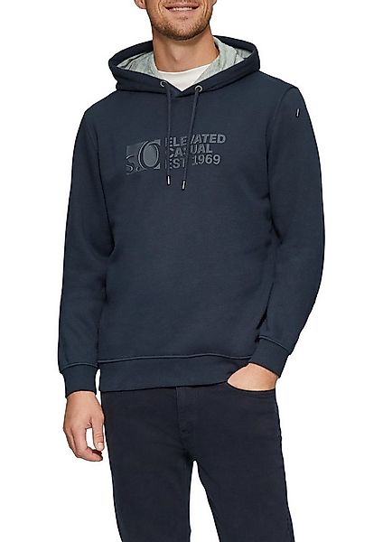 s.Oliver Kapuzensweatshirt mit Front-Print günstig online kaufen