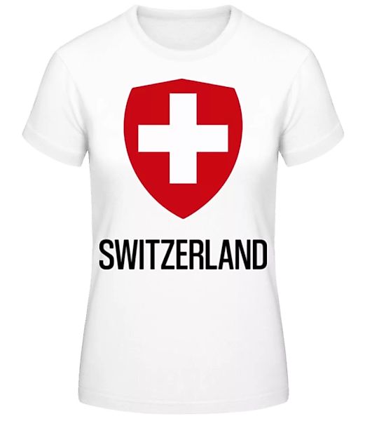 Switzerland · Frauen Basic T-Shirt günstig online kaufen