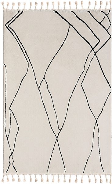 Myflair Möbel & Accessoires Hochflor-Teppich »Moroccan Drawline Lagerräumun günstig online kaufen