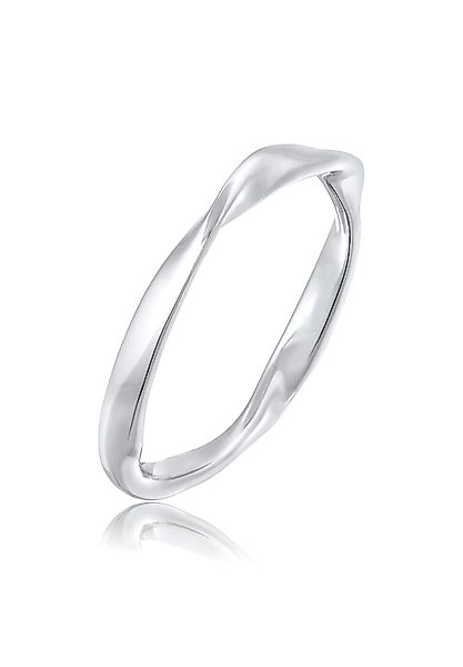 Elli Fingerring Bandring Gedreht Stapelring Basic günstig online kaufen