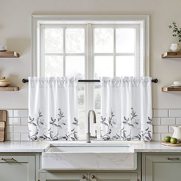 BYSURE Vorhang Gardinen Verdunklungsvorhänge Küchengardinen Bistrogardine günstig online kaufen