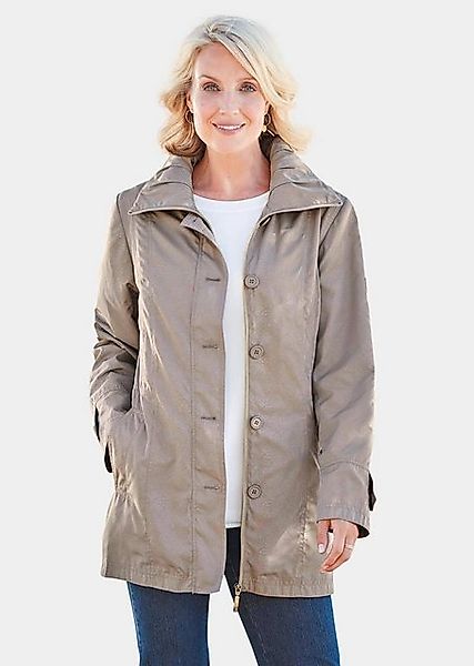 GOLDNER Outdoorjacke Kurzgröße: Longjacke mit tonigem Druck Ohne günstig online kaufen