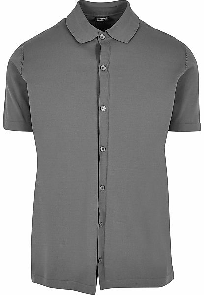 URBAN CLASSICS Langarmhemd "Urban Classics Herren Knitted Shirt" 1 Stk. günstig online kaufen