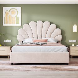 MODFU Polsterbett Funktionsbett (mit geblümtem Kopfteil, günstig online kaufen
