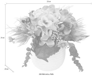 Kunstpflanze Hortensie, I.GE.A., Höhe 21 cm günstig online kaufen