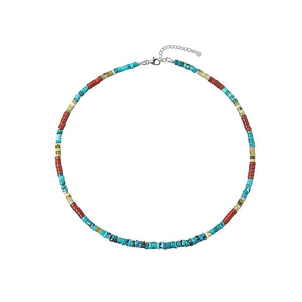 Cavill Silberkette Türkis Jaspis Eidechsenstein Silber günstig online kaufen
