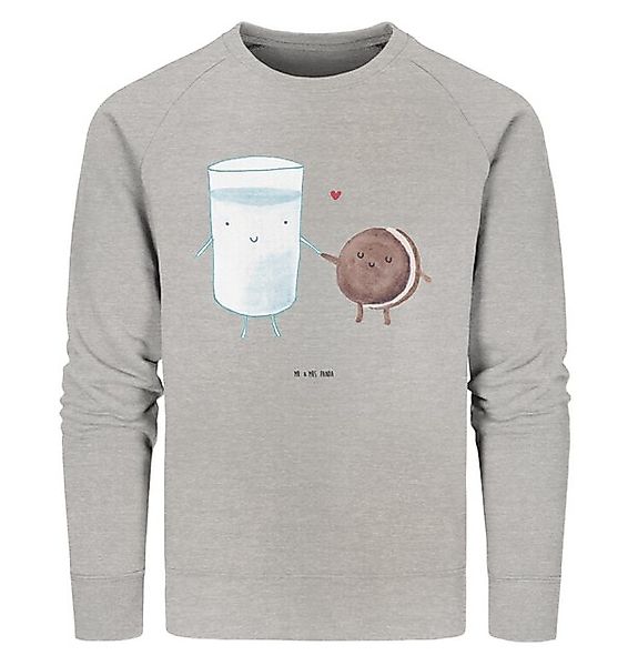 Mr. & Mrs. Panda Longpullover Milch Keks Größe XXL - Heather Grey - Geschen günstig online kaufen