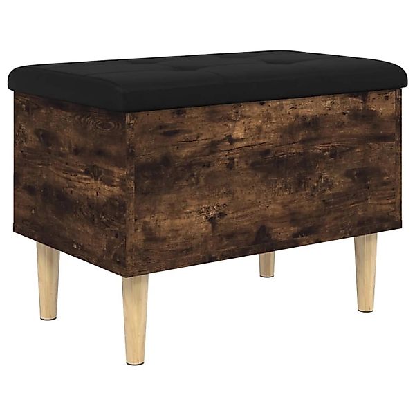 vidaXL Sitzbank mit Stauraum Räuchereiche 62x42x46 cm Holzwerkstoff günstig online kaufen