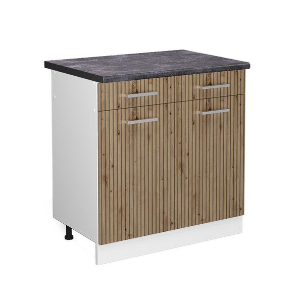 Vicco Unterschrank R-Line, Artisan-Eiche/Weiß, 80 cm, günstig online kaufen