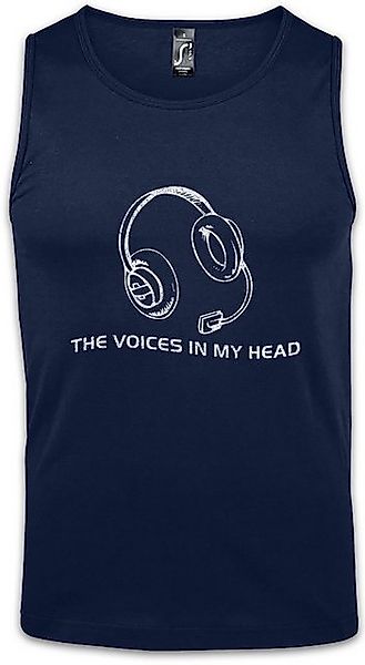 Urban Backwoods Tanktop The Voices In My Head Ärmelloses T-Shirt Music DJ M günstig online kaufen