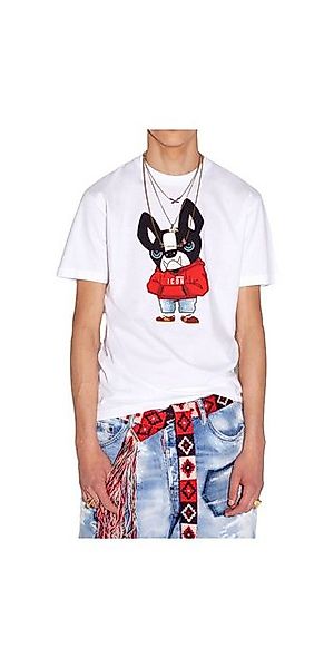 Dsquared2 Print-Shirt Dsquared2 Red Ciro Cool T-Shirt Weiß Herren XL günstig online kaufen