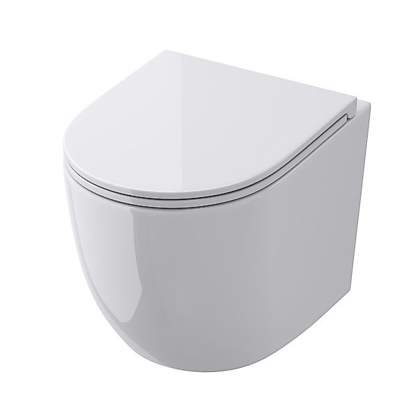 doporro Tiefspül-WC Hänge WC Spülrandlos Wand-WC günstig online kaufen