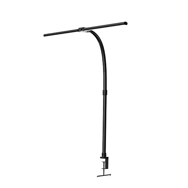 LUXULA LED Schreibtischlampe 80cm dimmbare Doppelkopf Klemmleuchte, LED, wa günstig online kaufen