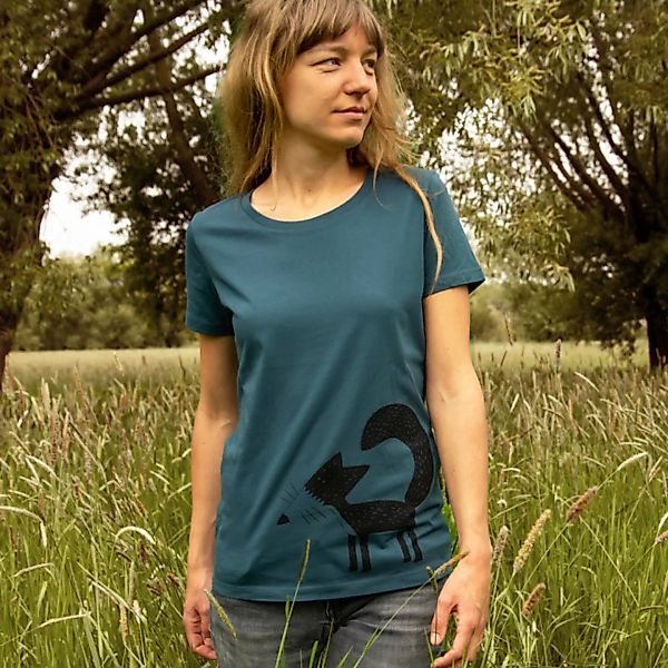 Damen T-shirt Franzi Fuchs In Stargazer günstig online kaufen