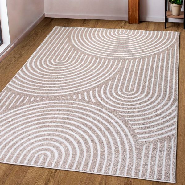 my home Teppich "Fadel" rechteckig 9 mm Höhe 3D-Effekt, softer Kurzflor, pf günstig online kaufen