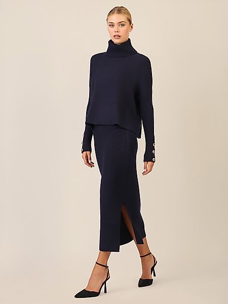 Apart Rollkragenpullover mit Rollkragen und Schmuckknöpfen günstig online kaufen