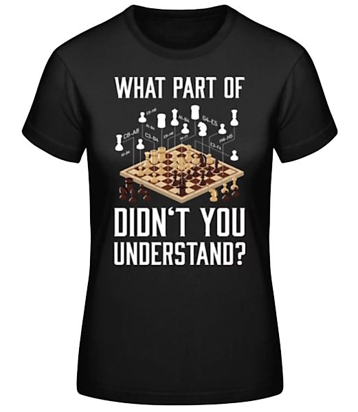 What Part Of Chess · Frauen Basic T-Shirt günstig online kaufen