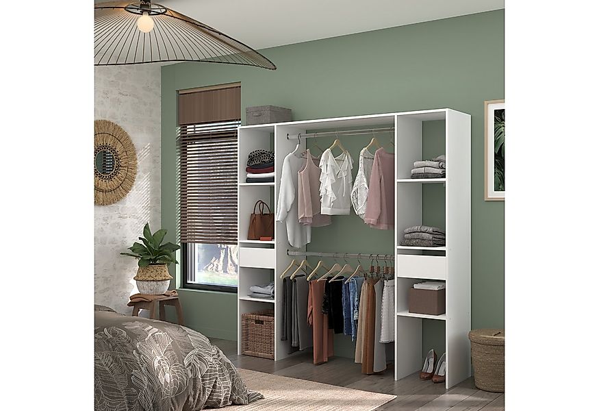 Parisot Vorhang-Schrank Combi 2 (Einzelmöbel) Offenes Schranksystem mit Vor günstig online kaufen