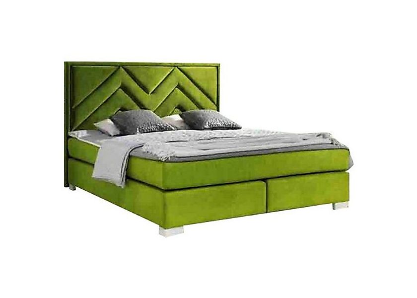 JVmoebel Bett Textil Schlafzimmer Möbel Betten Bettgestell Grün, Made in Eu günstig online kaufen