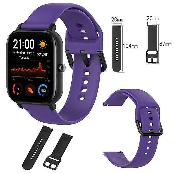 Wigento Smartwatch-Armband Für Amazfit GTS4 Mini günstig online kaufen