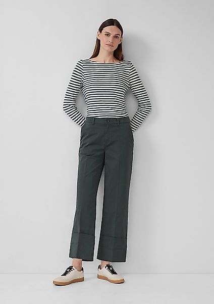 s.Oliver 7/8-Hose Baumwoll-Culotte mit Bügelfalte und günstig online kaufen