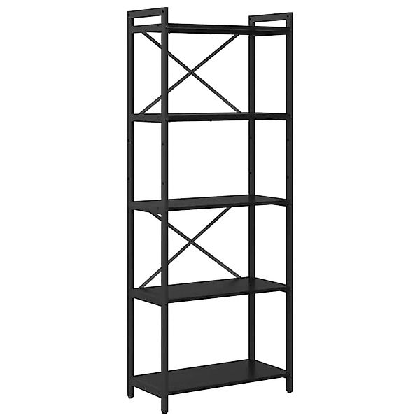 vidaXL Bücherregal Schwarz Eichen-Optik 60 x 30 x 155 cm Holzwerkstoff 8683 günstig online kaufen