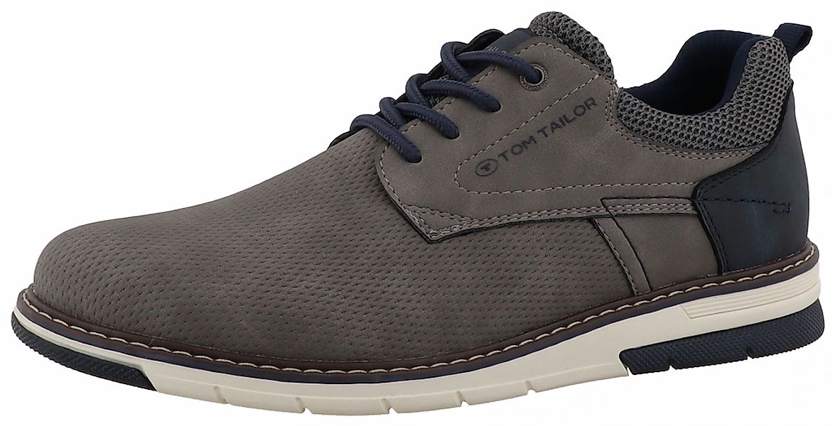 TOM TAILOR Sneaker "Dylan" Freizeitschuh, Halbschuh, Schnürschuh mit Kontra günstig online kaufen