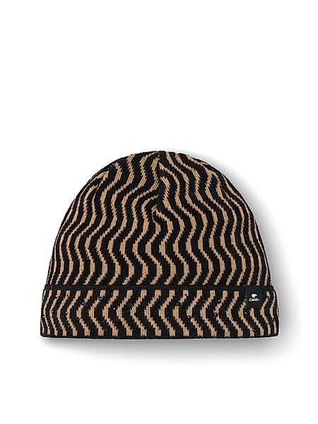 Eisbär Strickmütze JENN CRYSTAL SCHWARZ-CAPPUCCINO-SCHWARZ günstig online kaufen