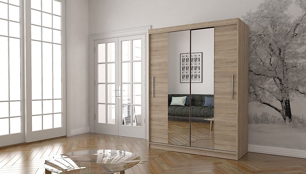 MOEBLO Kleiderschrank LARA 01 (mit Spiegel günstig online kaufen