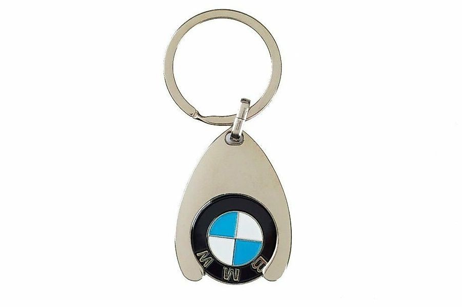 BMW Schlüsselanhänger BMW Schlüsselanhänger mit Einkaufswagenchip Keyring C günstig online kaufen