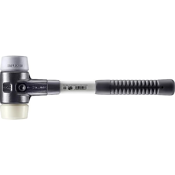 Halder Simplex Schonhammer Ø 60 mm TPE-mid Grau   Nylon mit Verstärktem Tem günstig online kaufen