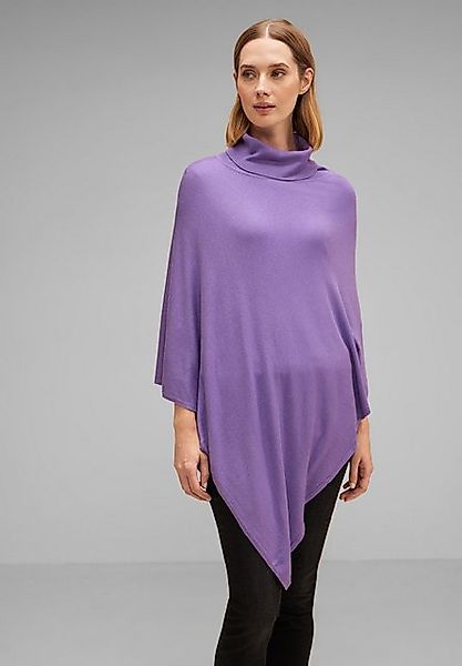 STREET ONE Strickcape in Unifarbe günstig online kaufen