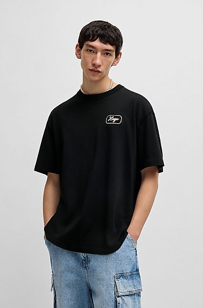 HUGO Blue T-Shirt Nampie mit großem günstig online kaufen