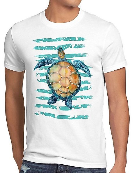 style3 T-Shirt Turtle Power schildkröte strand urlaub amphibien günstig online kaufen