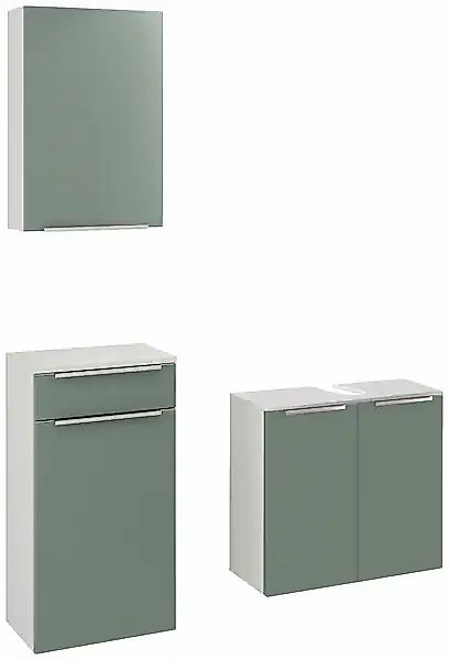 welltime Badmöbel-Set "Matera" 3 Stk. tlg. mit Softclose-Funktion günstig online kaufen