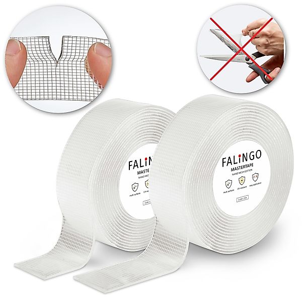 FALINGO Doppelklebeband per Hand abreißbar Nano günstig online kaufen