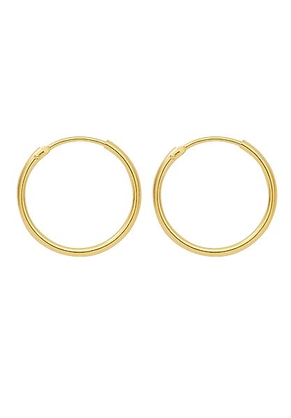 Adelia´s Paar Creolen 333 Gold Ohrringe günstig online kaufen