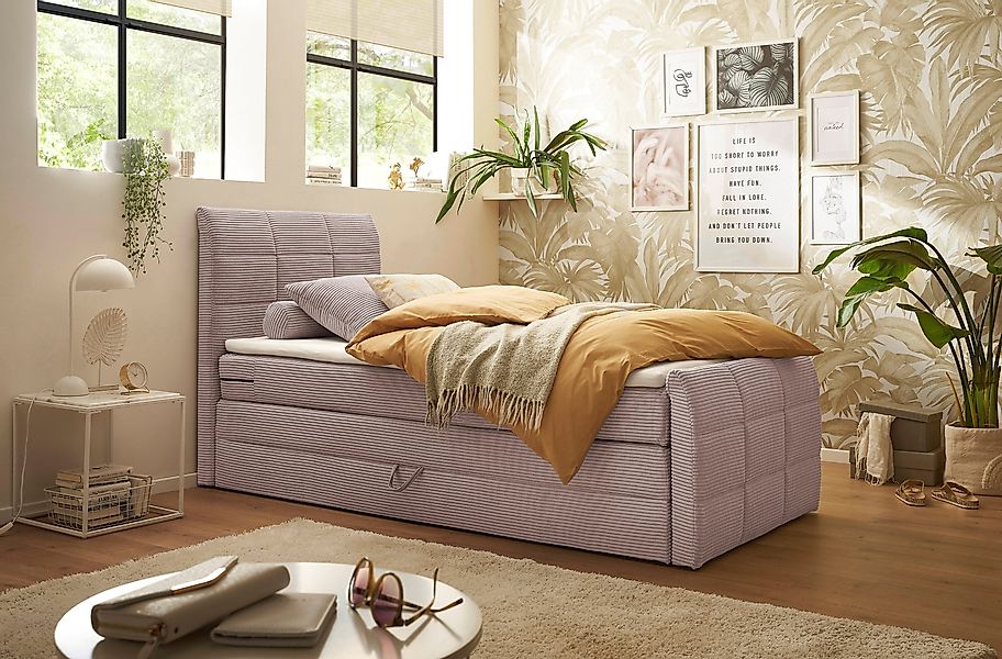 ED EXCITING DESIGN Boxspringbett Bolivia, harte günstig online kaufen