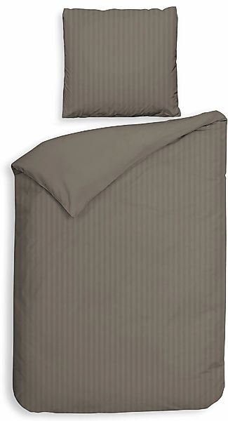 Heckett & Lane Bettwäsche »Banda«, hochwertiges Mako-Satin, Streifen Satin, günstig online kaufen