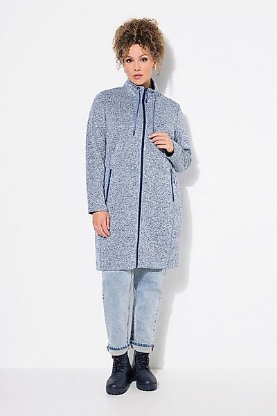 Ulla Popken Sweatjacke Strickfleecejacke Stehkragen längerer günstig online kaufen