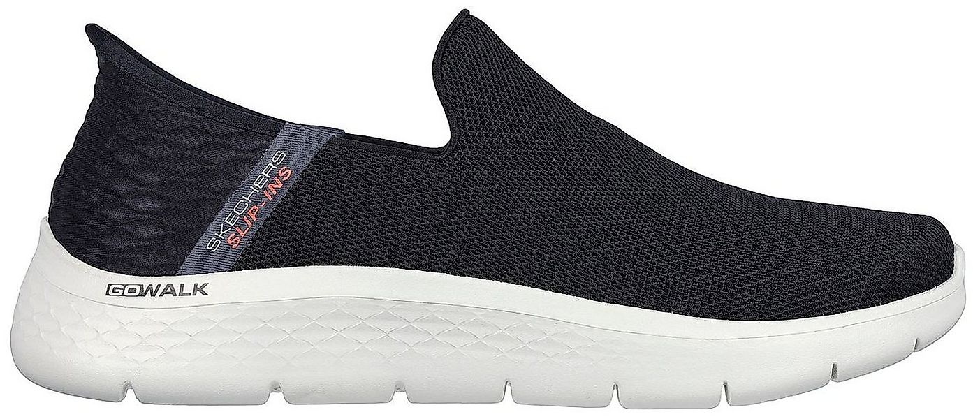 Skechers Skechers Go Walk Flex No Hands Slip-On Schwarz BKGY Slipper günstig online kaufen