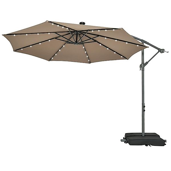 KOMFOTTEU Sonnenschirm Ø 300 cm, mit günstig online kaufen